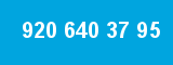 920 640 37 95